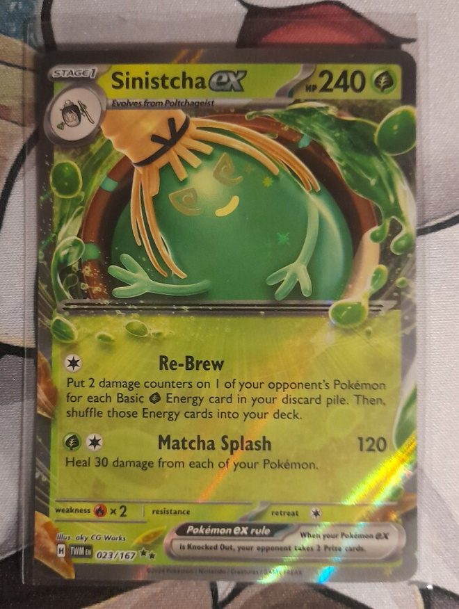 Sinistcha ex #23 Pokemon Twilight Masquerade - NM/M