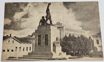 Vaasa Postikortti Vapaudenpatsas vuodelta 1942