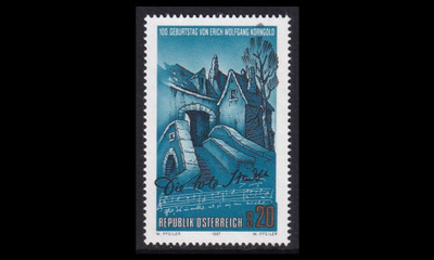 Itävalta 2213 ** Säveltäjä Erich Wolfgang Korngold (1997