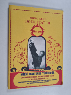 Mona Leos dockteater : program : [käsiohjelma = programblad]