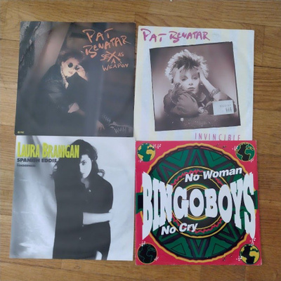 4 kpl Sinkkuja 70/80-luku Ulkoilaisia mm Pat Benatar