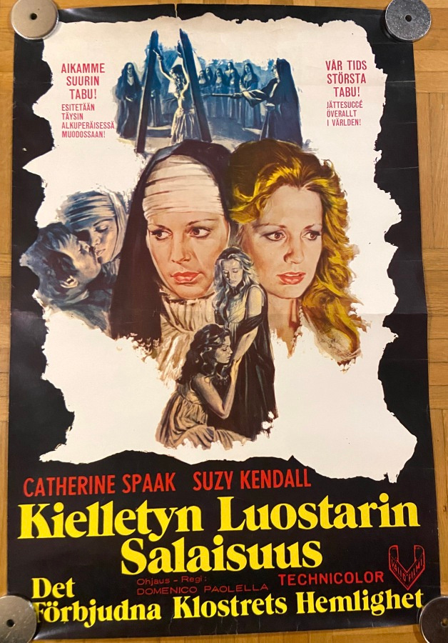 Vanha elokuvajuliste: Kielletyn luostarin salaisuus
