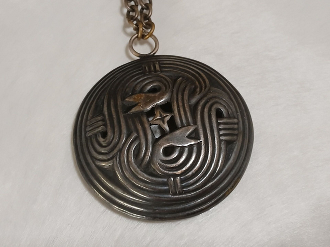 Vintage Kalevala Koru riipus viikinkiajalta