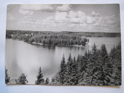 VANHA Postikortti Karjalohja 1960-luku