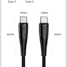 Musta Toocki USB C - USB C -TPE-kaapeli 1m #30823 - pikkukuva 3