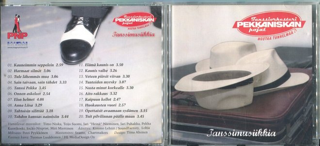 PEKKA NISKAN POJAT . CD-LEVY . TANSSIMUSIIKKIA