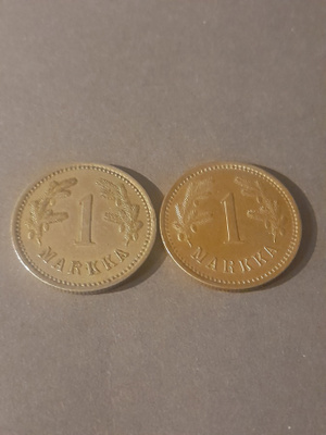 1 MARKKA 1921, 2 kpl