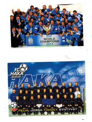 Fanikortit Haka ja World Champions