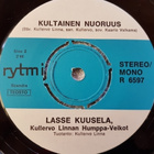 Lasse Kuusela - Vanha Maestro/ Kultainen Nuoruus 7" single - pikkukuva 4
