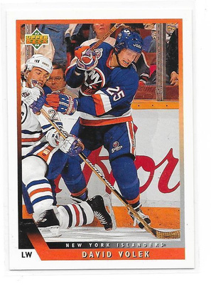 1993-94 Upper Deck #370 David Volek New York Islanders