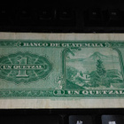 Guatemala 1 Quetzal 1972 P52 VF- - pikkukuva 2
