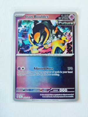 Iron Boulder Reverse Holo Rare