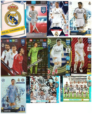 10 x REAL MADRID Jalkapallo ErikoisKortteja
