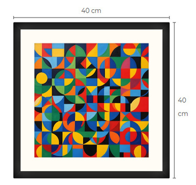 Uusi uniikki abstrakti art print taulu 40 cm x 40 cm