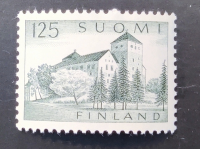 1961 Yleismerkki Turun Linna 125 mk *