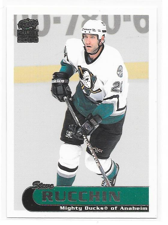 1999-00 Paramount #6 Steve Rucchin Anaheim Mighty Ducks