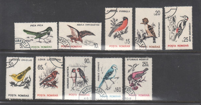 Romania 1993 lintuja sarja