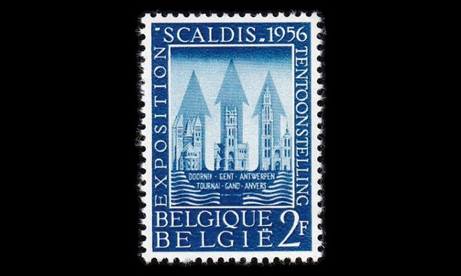 Belgia 1039 ** Scaldis-näyttely (1956)