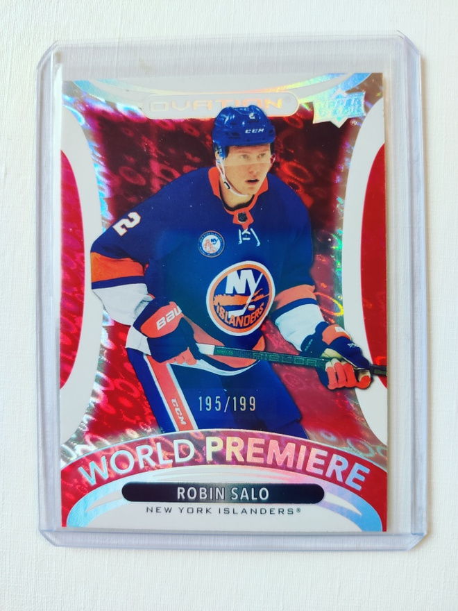 Robin Salo - 21-22 UD Ovation World Premier Red /199