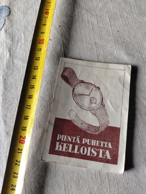 pintä puhetta kellosta