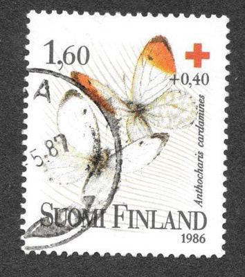Punainen risti 1986 1,60+0,40mk (LAPE 990) O