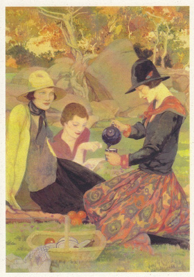 Averil Burleigh: Piknik (postikortti)