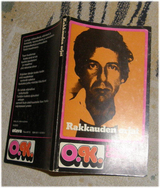 Leonard Cohen - Rakkauden orjat - Otava nid. 1975