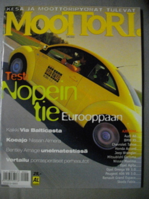 Moottori lehti Nro 5/2000 (11.11)