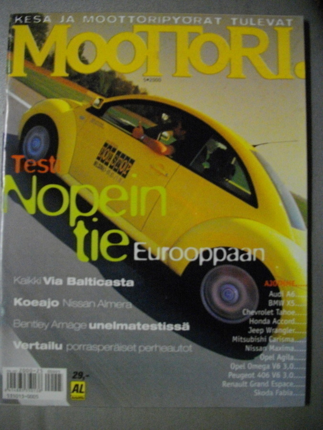 Moottori lehti Nro 5/2000 (11.11)