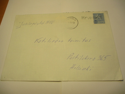 1963 Hirvenlahti rivil + Kuitula
