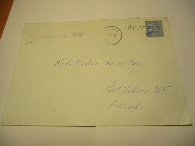 1963 Hirvenlahti rivil + Kuitula