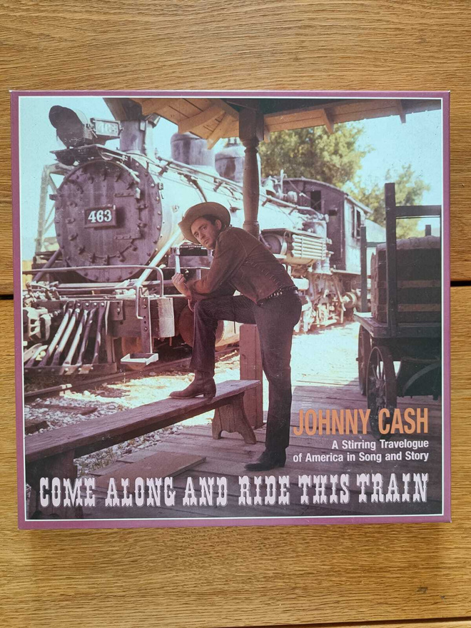 AUCTION - JOHNNY CASH COME ALONG AND RIDE 4 x CD + LIITE