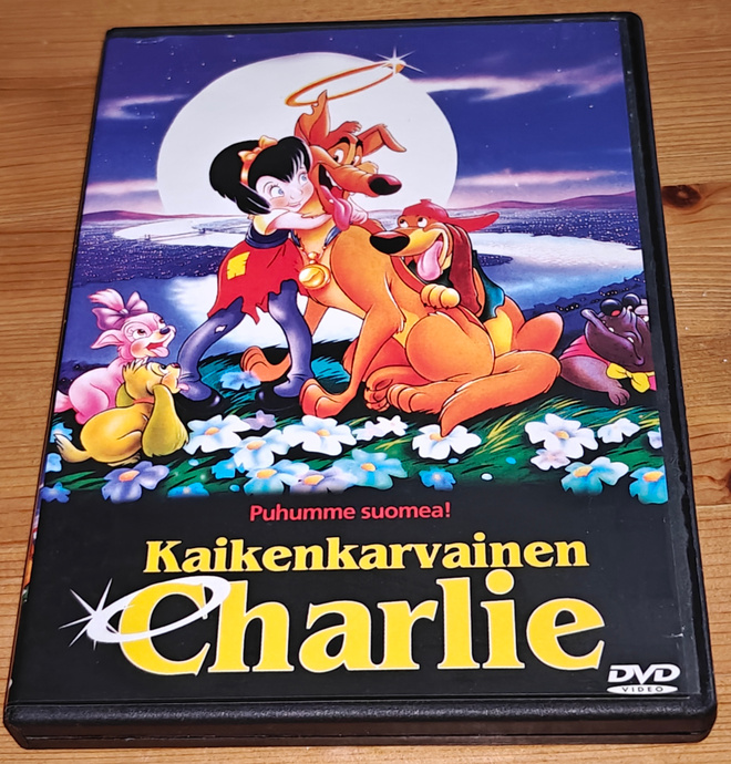 Kaikenkarvainen Charlie -dvd (1989) (Suomijulkaisu!)