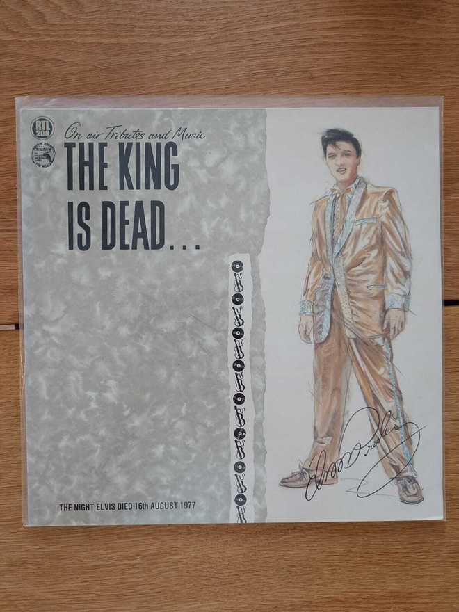 AUCTION - ELVIS THE KING IS DEAD LP UK -82