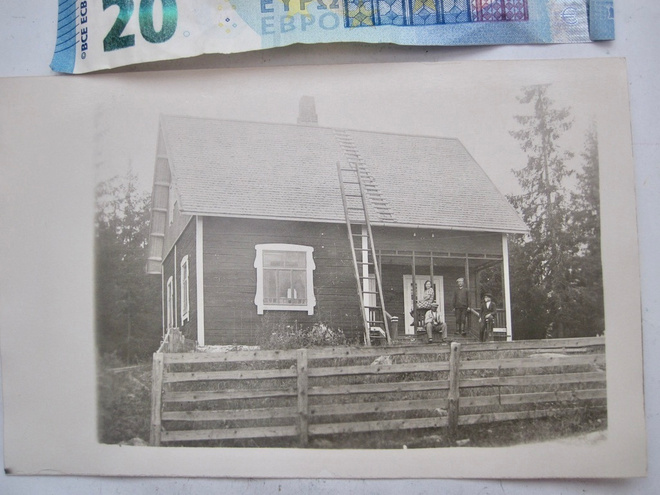 VANHA Postikortti Valokuva Merikarvia Kasala 1920-l