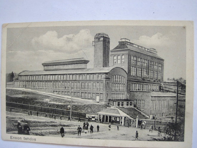 VANHA Postikortti Enso Luov. Karjala 1932