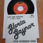 Gloria Gaynor – Let Me Know (I Have A Right) 7" ps orig 1979 - pikkukuva 2