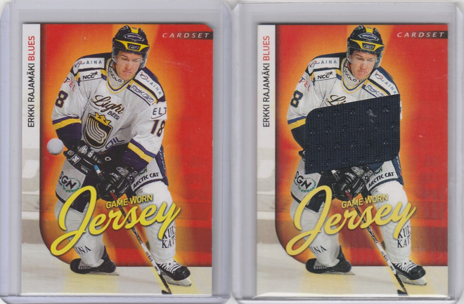 2009/10 Cardset Jersey Erkki Rajamäki , Blues