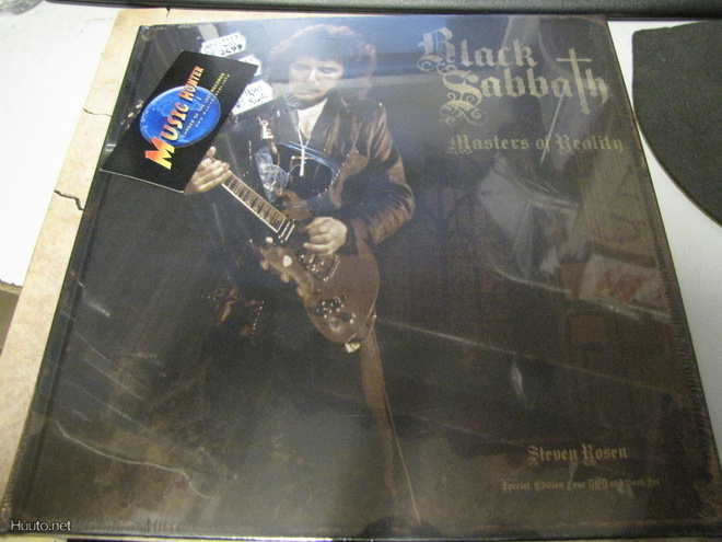 BLACK SABBATH - MASTERS OF REALITY UUSI KIRJA + 4 DVD