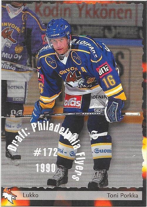 2002-03 CardSet #250 Toni Porkka Lukko