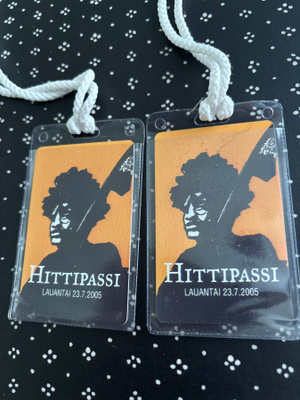 Pori Jazz Hittipassi la 23.7.2005, nrot 251476-77
