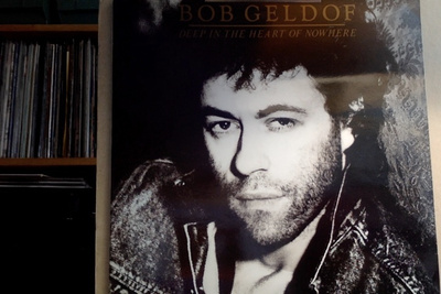 BOB GELDOF :: DEEP IN THE HEART OF NOWHERE : VINYYLI LP 1986
