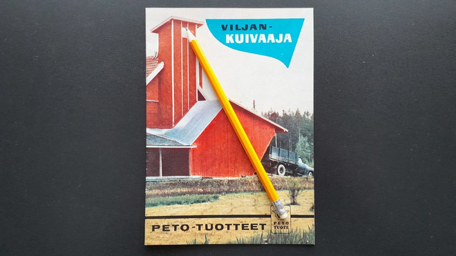 Peto viljankuivaaja, Peto Tuote esite 1962