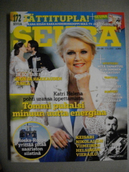 Seura lehti Nro 25-26/2015 (14.3)