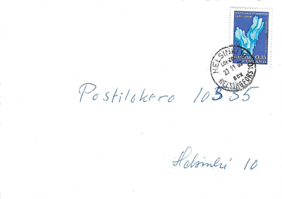 HELSINKI 10 LOKERO 23.11.66 LEIMA KUORI KANSAKOULUASETUS MER