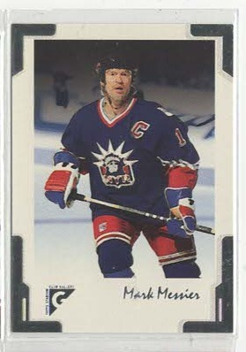 Mark Messier 01-02 Topps Stadium Club Gallery G40 Silver