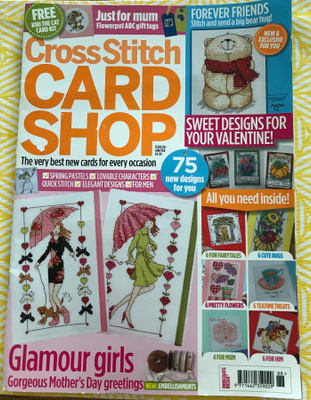 Ristipistolehti Cross Stitch Card Shop