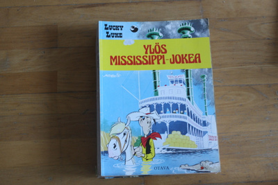 Morris Lucky Luke YLÖS MISSISIPPI-JOKEA (2. painos)