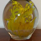 Paperipaino/taidelasipallo Terho Välimäki Iittala 1986 - pikkukuva 1