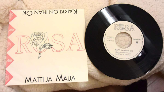 Rosa: Matti ja Maija vinyylisingle (RARE!)